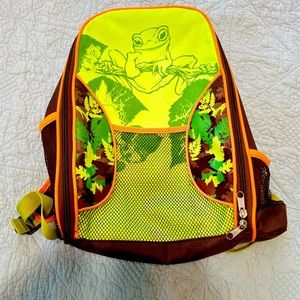 Frog backpack for frog lovers